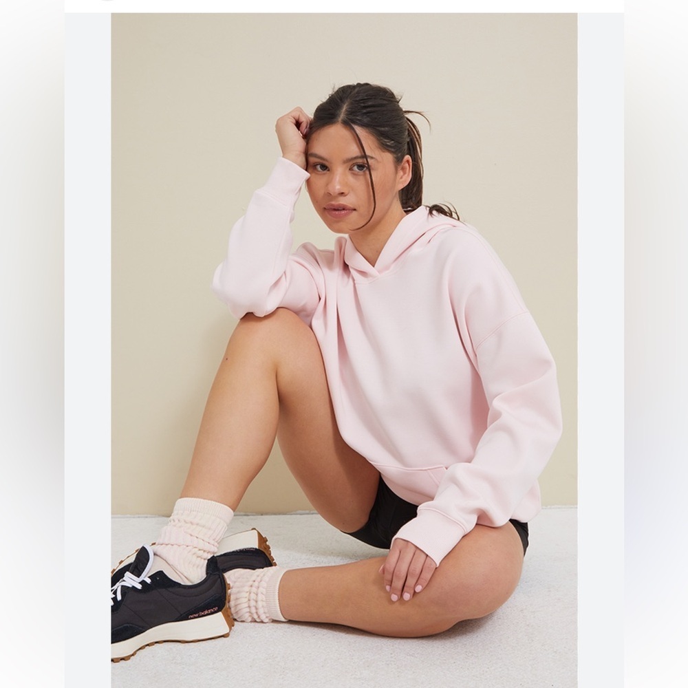 PAC 1980 Active Pink Oversized Hoodie Pink Small